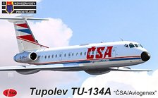 Tu-134A 旅客機 `チェコ航空/アビオジェネックス航空` (プラモデル)