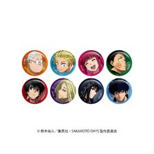 Sakamoto Days Trading Glitter Can Badge Vol.1 (Set of 8) (Anime Toy)