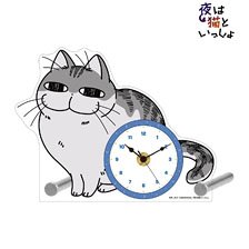 Nights with a Cat Kyuruga Acrylic Stand Clock (Anime Toy)