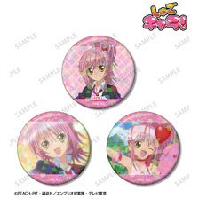 しゅごキャラ！ 日奈森あむ ホログラム缶バッジ3個セット (キャラクターグッズ)