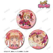 Shugo Chara! Yaya Yuiki Hologram Can Badge (Set of 3) (Anime Toy)