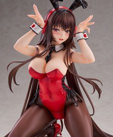 Amakano 2+ Yuhi Kurohime Bunny Suit ver. (PVC Figure)