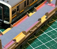 床下表現シート E131系600番台 (4両分) (鉄道模型)
