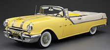 Pontiac Star Chief Open Convertible 1955 White Mist / Avalon Yellow (Diecast Car)