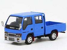 いすゞ エルフ・エヌエイチアール ダブルキャブ カスタムバージョン ブルー LHD (ミニカー)