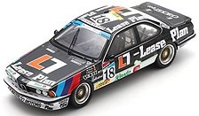 BMW 635 Csi No.18 Waterloo Motor Lease Plan 24H Spa 1987 M.Duez - Ph.Verellen - P.Witmeur (Diecast Car)
