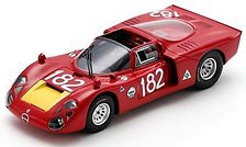 Alfa Romeo T33-2 No.182 6th Targa Florio 1968 G.Baghetti - G.Biscaldi (Diecast Car)
