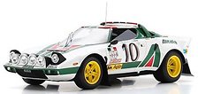 Lancia Stratos No.10 Winner Monte Carlo Rally 1976 S.Munari - S.Maiga (ミニカー)