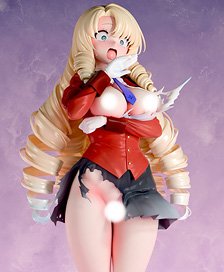 肉感少女 異世界アカデミアのご令嬢 エリザベート・F・ローゼンブルク 制服破裂ver. (1/4スケール) (フィギュア)