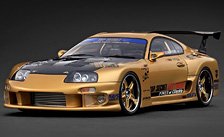 TOP SECRET GT300 Supra (A80) Gold (Diecast Car)