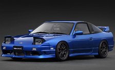 Nissan 180SX TYPE X (RPS13) Blue Metallic (ミニカー)