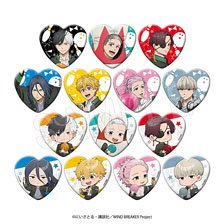 WIND BREAKER トレーディングハート缶バッジ ROUND1ver. (14個セット) (キャラクターグッズ)