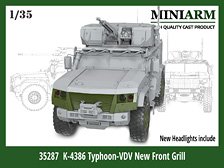 現用 露/ソ KAMAZ K-4386タイフーン用 新型フロントグリルセット(RPGスケールモデル/ズベズダ用) (プラモデル)