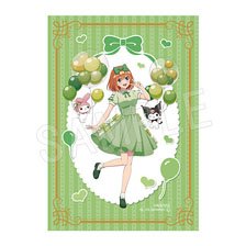 五等分の花嫁＊×マイメロディ＆クロミ 箔押しプラブロマイド バルーン＆リボンver. 四葉 (キャラクターグッズ)
