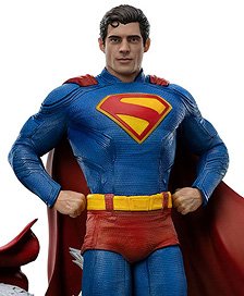 『DC』【アイアン・スタジオ スタチュー】「アートスケール」1/10スケール スーパーマン＆クリプト［映画『スーパーマン(2025)』］ (完成品)