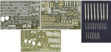 日本海軍戦艦 榛名 専用エッチングパーツセット(w/金属砲身) (プラモデル)
