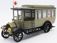 Fiat 15 Ter Ambulance Italy Red Cross (Diecast Car)