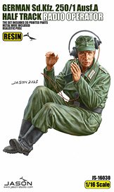 ドイツ軍 Sd.Kfz.250/1 A型 軽装甲兵員輸送車 無線手 (プラモデル)
