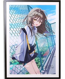 【50枚限定】 むにんしき先生直筆サイン入り X-ART製 A3+サイズジークレー