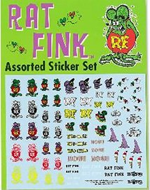 Rat Fink Sssirted Sticker Set (Diecast Car)