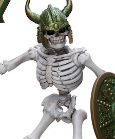 Immortal Champions/ Undead Skeletal Guardian 5.5inch Action Figure (Completed)