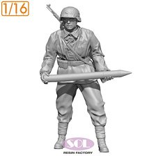 WWII ドイツ 対戦車砲兵 装填手2 (プラモデル)