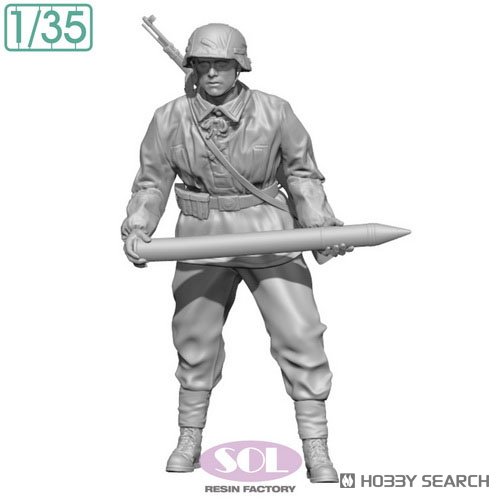 WWII ドイツ 対戦車砲兵 装填手2 (プラモデル) その他の画像1