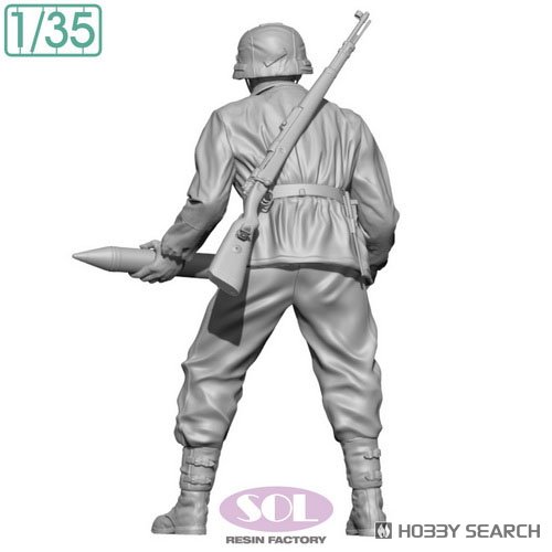 WWII ドイツ 対戦車砲兵 装填手2 (プラモデル) その他の画像2