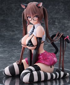 Naughty Cat -miumiu- illustrated by Mataro (PVC Figure)