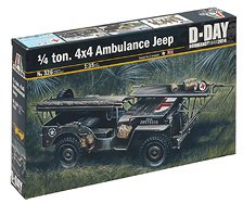 WW.II 四輪駆動 1/4トントラック 野戦救急車タイプ (プラモデル)