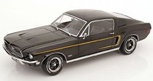 フォード Mustang GT Fastback 1968 ブラック (ミニカー)