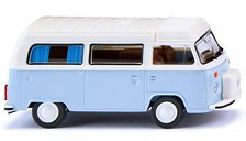 (HO) VW T2b camper van - whiteblue/white (Model Train)