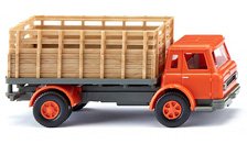 (HO) Truck with lattice panel - (Int. Harvester) - orange (Model Train)