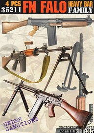 FN FALO (Set of 4) (Plastic model)