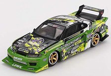 Nissan シルビア (S15) LB-Super Silhouette #555 V2 2024 Formula Drift Japan (右ハンドル) (ミニカー)