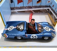 アルピーヌ A220 1968 パリモーターショーミニサーキット #55 Henri. Pescarolo (ミニカー)