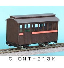 (Oナロー) 16.5mmゲージ 1/48 軽便2軸客車C 組立キット (組み立てキット (鉄道模型)