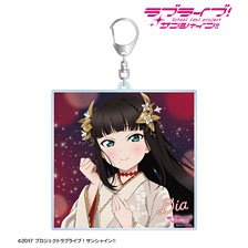 ラブライブ！サンシャイン!! 描き下ろし 黒澤ダイヤ 3rdソロコンサートver. BIGアクリルキーホルダー (キャラクターグッズ)
