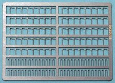 16番(HO) DL機器室ハンドル・吊りフック (鉄道模型)