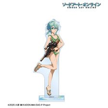 Sword Art Online [Especially Illustrated] Sinon Water Gun Battle Ver. Big Acrylic Stand (Anime Toy)