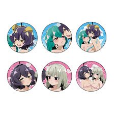 Gushing over Magical Girls Trading Can Badge (Akogare Ribbon Outfit) (Set of 6) (Anime Toy)