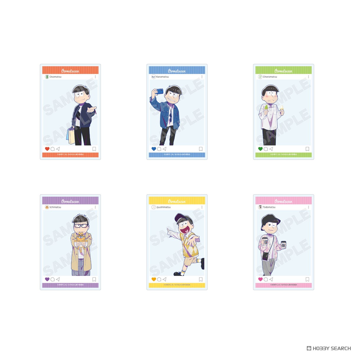 おそ松さん デート風ver. クリアカード /01 (12個セット) (キャラクターグッズ) 商品画像2