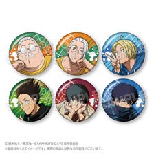 SAKAMOTO DAYS トレーディング缶バッジ しゃがみこみver. (6個セット) (キャラクターグッズ)
