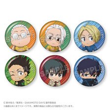 SAKAMOTO DAYS トレーディングミニキャラ缶バッジ しゃがみこみver. (6個セット) (キャラクターグッズ)