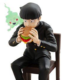[Bonus Included] Mob Psycho 100 III x Bunbougu Cafe 2022 Figure Shigeo Kageyama & Ekubo (PVC Figure)