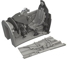 P-40N コックピット (エデュアルド用) (プラモデル)