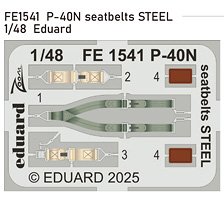 P-40N シートベルト (ステンレス製) (エデュアルド用) (プラモデル)