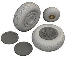 DB-7B Boston III Wheels (for HK Model) (Plastic model)