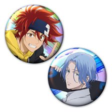 SK∞ エスケーエイト オーロラ缶バッジ2個セット 暦＆ランガ vol.1 (キャラクターグッズ)