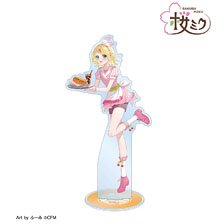 Sakura Miku [Especially Illustrated] Kagamine Rin American Diner Ver. Art by Fumi Big Acrylic Stand (Anime Toy)